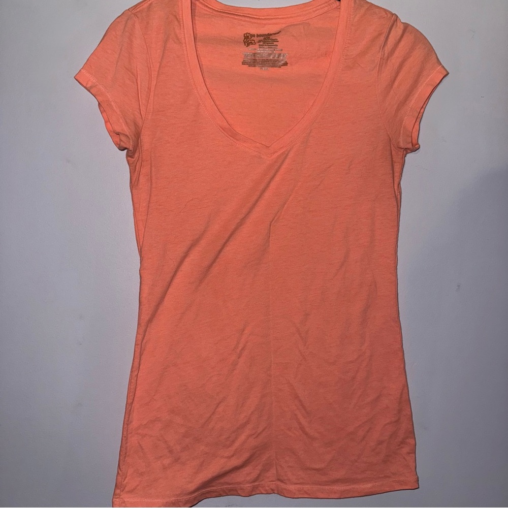 No Boundaries women’s size small short sleeve orange